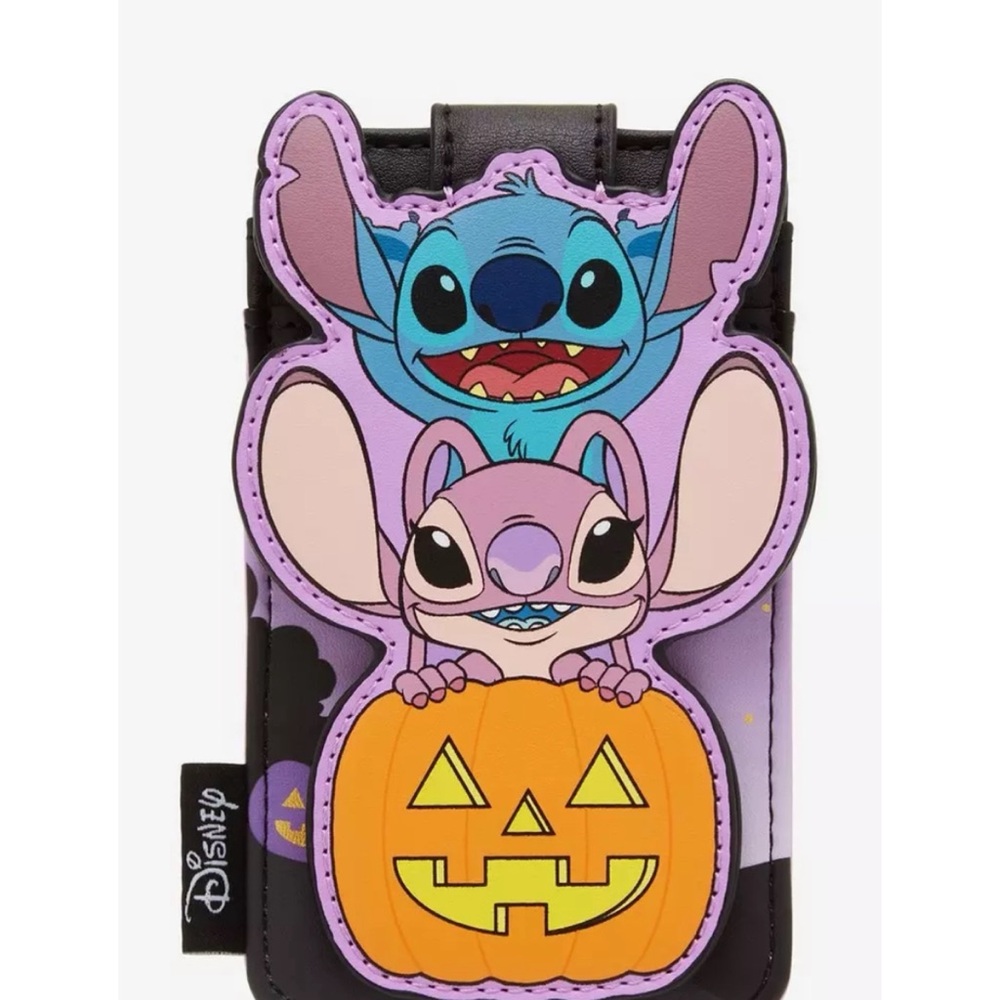 Disney Lilo & Stitch: The Series Angel & Stitch Pumpkin Cardholder